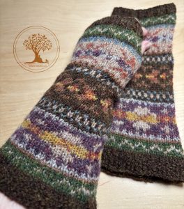 fair isle mittens